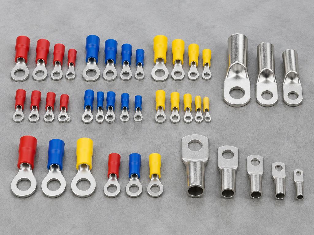 Illustrative image of insulated lugs & ring terminals